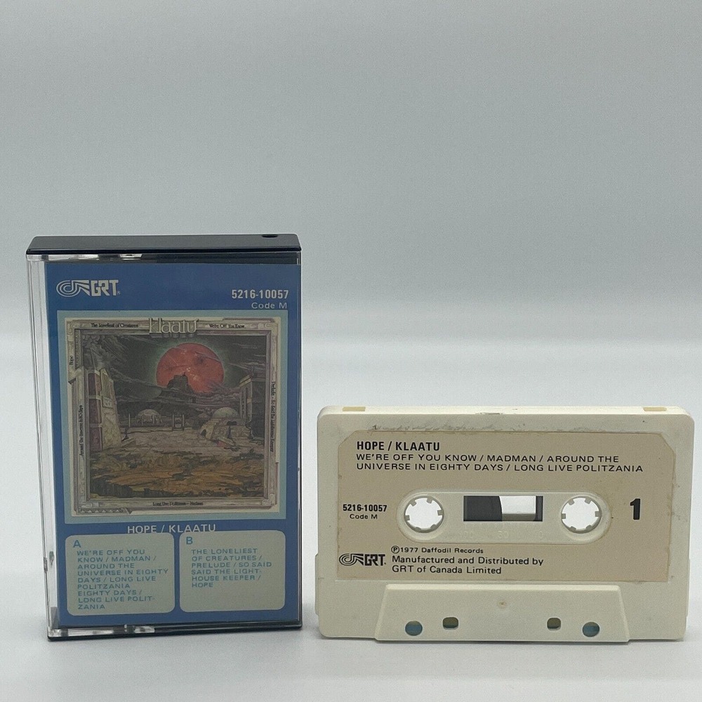 Klaatu - Hope Cassette GRT 5216-10057 1977 Daffadil Records Canada